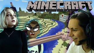 ПРОХОЖУ ТРЭШ КАРТУ В MINECRAFT С ДЕВУШКОЙ ДРУГА