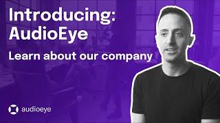 Introducing AudioEye A Web Accessibility Company