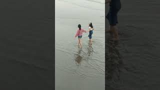 ada cewek cantik lagi di pantai widuri#shorts