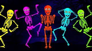 Skeleton Dance  Spooky Scary Skeleton Songs For Kids  Nursery Rhyme Street