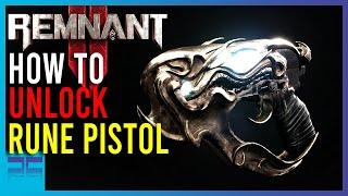 Remnant 2 - How to Unlock The Rune Pistol  Awesome Burst Pistol  Quick Guide  Playing Quietly