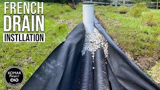 How to Install a French Drain that Actually Works  DIY Project