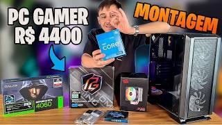 Montamos um PC GAMER INTEL Custo Benefício c CORE I5 - RTX 4060 - B660M ASROCK