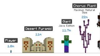 Minecraft Size Comparison 2020