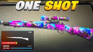 new *ONE SHOT* KAR98 CLASS is META in WARZONE 3  Best KAR98K Class Setup - MW3