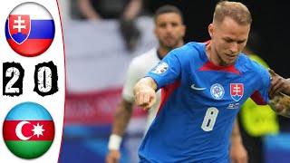 Slovakia vs Azerbaijan 2-0 Hightlights  UEFA Nations League 2024