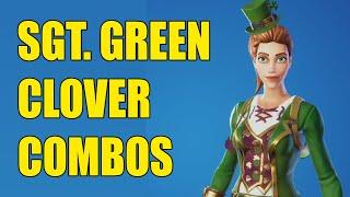 SGT. GREEN CLOVER Skin BEST COMBOS in Fortnite