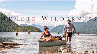 Remote 100 km Canoe trip in the WILD Vancouver Island Backcountry
