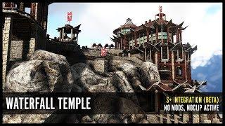 Ark Waterfall Temple - Structures Plus S+Homestead Integration Showcase PvE No mods