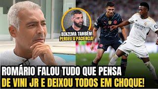 NOSSA OLHA AS INCRÍVEIS PALAVRAS DE ROMÁRIO HOJE DEPOIS QUE VINI JR PERDEU A BOLA DE OURO