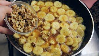 mix bananas with some walnuts the famous dessert that drives the world crazy ready in 5 minutes