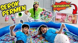 SEROK PERMEN BERHADIAH DUIT DI KOLAM RENANG BIRU  Tantangan Lucu  CnX Adventurers