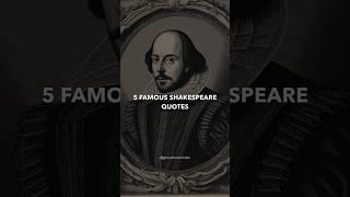 Top 5 Shakespeare quotes  #quotesaboutlife #quotesoftheday #shakespearequotes #wisdom #poetry