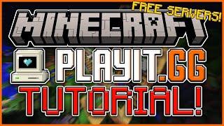 How To Make A FREE Minecraft Server With PLAYIT.GG Playit.gg Tutorial