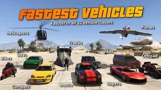 GTA V Fastest Vehicles in Every Vehicle Class  Cars Bikes Planes etc