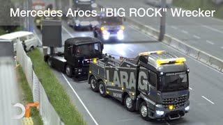 Mikromodell - Mercedes Arocs BIG ROCK Wrecker - LARAG AG - ferngesteuert  RC 187