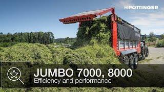 Efficiency and performance with JUMBO loader wagons  PÖTTINGER