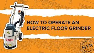 How-To Operate an EDCO Single Head Electric Floor Grinder Northside Tool Rental