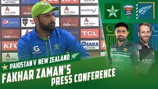 Fakhar Zamans Press Conference  Pakistan vs New Zealand  3rd ODI 2023  PCB  MZ2T