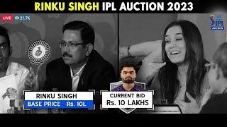 Rinku Singh IPL 2023 Auction Video  He was SOLD for 10 Lakhs  Rinku Singh 5 Sixes in 5 Balls