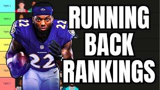 Top 24 Fantasy Running Back Rankings & Tiers