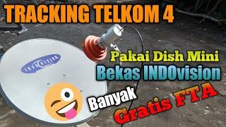 Tracking Telkom 4 Pakai Dish Mini