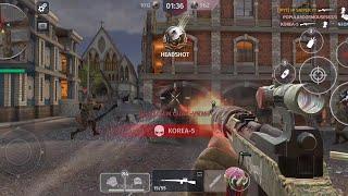 World War 2 Battle Combat New update New MAP DRESDEN SVT-40 Elite iOS Android Epic Gameplay