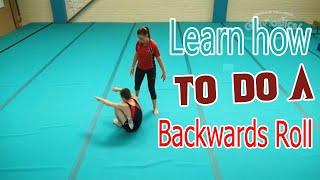 Head Over Heels Gymnastics Tutorials Learn how to do a Backwards Roll.