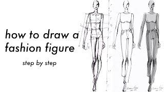 how to draw a fashion figure  step by step with measurements  FREE FASHION FIGURE TEMPLATES