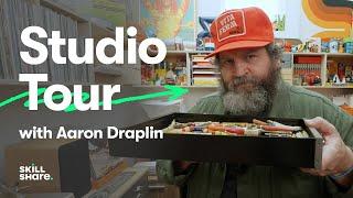 Aaron Draplins Backyard Studio Tour