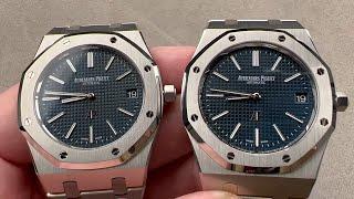 Audemars Piguet Royal Oak Jumbo 15202 vs 16202 Comparison Review