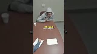 Man farts during interrogation. #shorts #police #cops #truecrime #viral