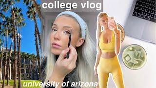 college day in my life at the University of Arizona exams grwm bar scene and more