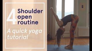 5 minute after work tutorial the shoulder opener routine