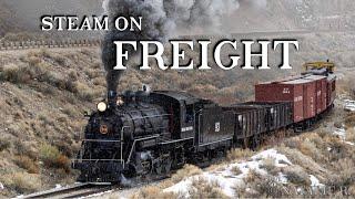 Steam Engines on Freight Trains