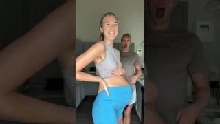 Pregnant belly prank on my fiancé 