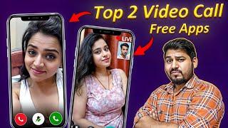 Top 2 Free Video Call App 2024  Random Chat App  Online Video Call App  best Video Calling apps