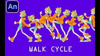 Tutorial Animate Walk Cycle Under 1 min