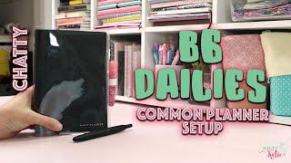 B6 COMMON PLANNER DAILY SETUP  HEALTH TRACKING SETUP  B6 COMMON PLANNER  SALTY KATIE