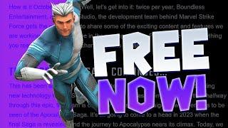 F**K ME Get Your FREE QUICKSILVER Right Now With this HILARIOUS BUG - Marvel Strike Force