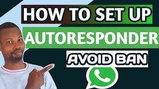 how to set up whatsapp autoresponder  avoid whatsapp ban  2024