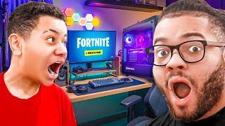 SURPRISING MY LITTLE BROTHER WITH THE BEST GAMING SETUP EVER$20000