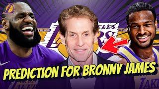 Skip Bayless’ Bold Prediction for Bronny James and LeBron James After Lakers Win