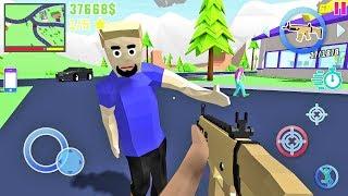 Dude Theft Wars Open World Sandbox Simulator BETA #6 - Android gameplay