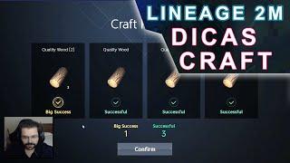 LINEAGE 2M - DICAS DE CRAFT PARA INICIANTES CRAFTANDO UM BOW