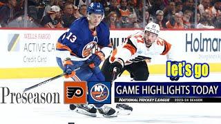 Philadelphia Flyers vs New York Islanders Game Highlights 09302024 Preseason  2024 NHL Season