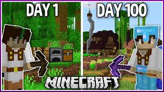 I Played Minecraft for 100 Days.. 1.16 Survival