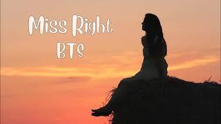 BTS Miss Right Eng Lyrics