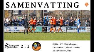 Samenvatting SVZW 1 - S.V. Nieuwleusen 1