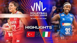  TUR vs.  ITA - Highlights Quarter Finals  Womens VNL 2023